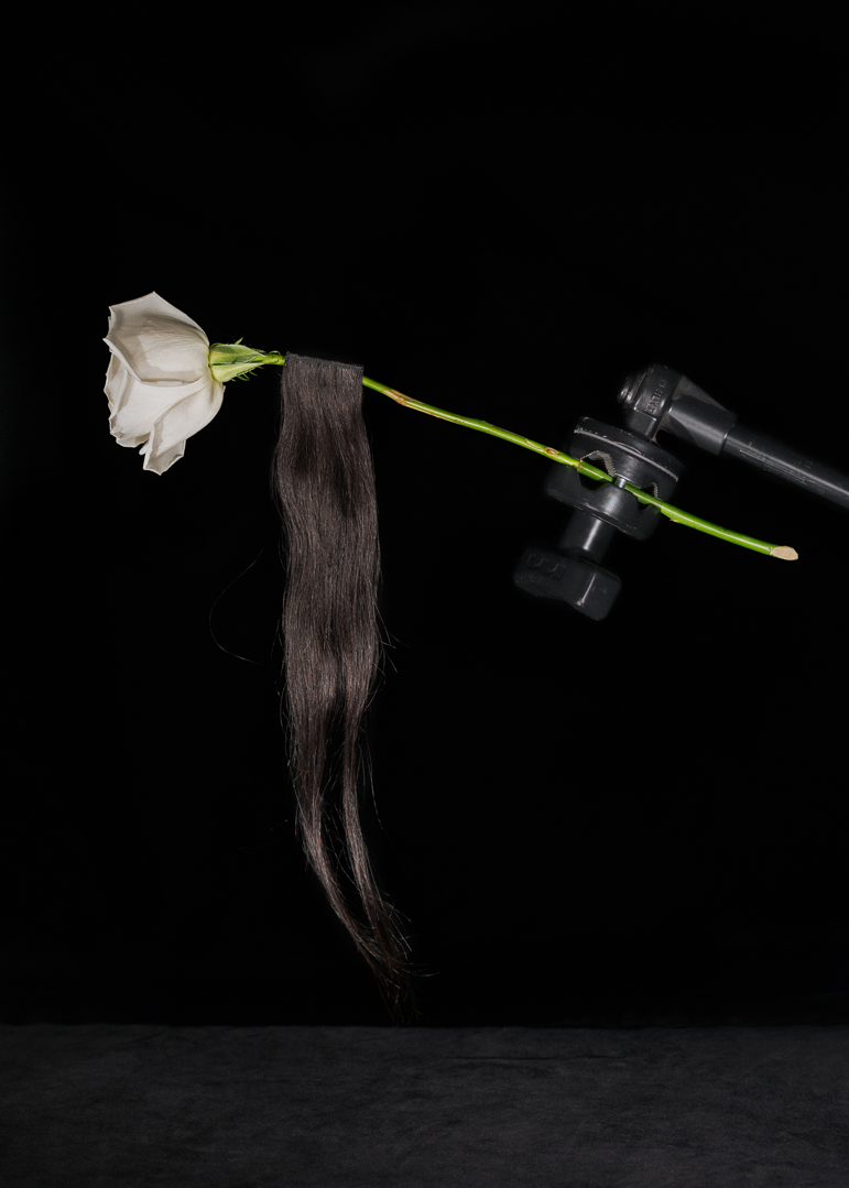 Rose with Hair Extension, 2017